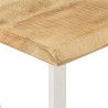 vidaXL Tavolo Consolle Bordi Vivi 105x33x76 cm Legno Massello di Mango