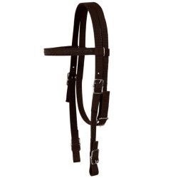 vidaXL Sella Western Testiera e Pettorale in Vera Pelle 16" Marrone