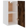 vidaXL Mobile Pensile Rovere Fumo 29,5x31x60 cm in Legno ingegnerizzato