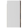 vidaXL Mobile Pensile Rovere Fumo 29,5x31x60 cm in Legno ingegnerizzato