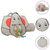 vidaXL Tenda da Gioco per Bambini Elefante Grigio 174x86x101 cm