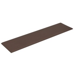   Pannelli Murali 12 pz Marrone 60x15 cm Similpelle 1,08 m²