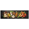 vidaXL Tappeto da Cucina Lavabile Spezie 45x150 cm Velluto