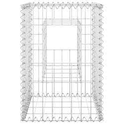 vidaXL Cesti a Gabbione a Torre 2 pz 40x40x60 cm in Ferro