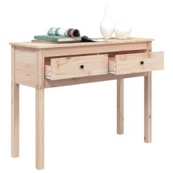 vidaXL Tavolo Consolle 100x35x75 cm in Legno Massello di Pino