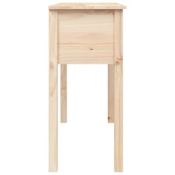 vidaXL Tavolo Consolle 100x35x75 cm in Legno Massello di Pino