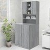 vidaXL Mobile per Lavatrice Grigio Sonoma 70,5x25,5x90 cm