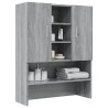 vidaXL Mobile per Lavatrice Grigio Sonoma 70,5x25,5x90 cm