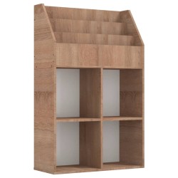 Portariviste per Bambini Rovere Sonoma 71x30x114 cm Truciolato