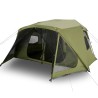 vidaXL Tenda da Campeggio per 10 Persone Verde Impermeabile