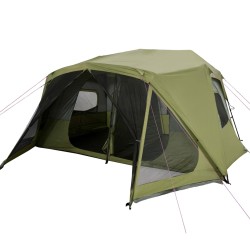 vidaXL Tenda da Campeggio per 10 Persone Verde Impermeabile