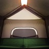 vidaXL Tenda da Campeggio con LED 6 Persone Verde Chiaro