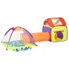 vidaXL Tenda da Gioco Bambini 250 Palline Multicolore 338x123x111 cm