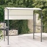 Gazebo con Tetto 220x110x200 cm Crema