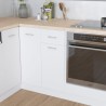 Piano da Cucina Beige con Motivo Marmo 30x60x2,8 cm Truciolato