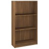 vidaXL Libreria Rovere Marrone 60x24x109 cm in Legno Ingegnerizzato