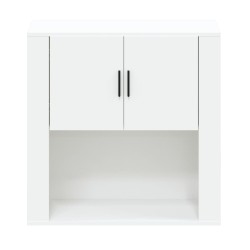 vidaXL Mobile a Parete Bianco 80x33x80 cm in Legno ingegnerizzato