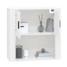 vidaXL Mobile a Parete Bianco 80x33x80 cm in Legno ingegnerizzato