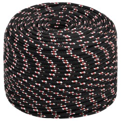 vidaXL Corda Nautica Nera 8 mm 25 m in Polipropilene