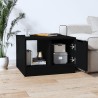 vidaXL Tavolino da Salotto Nero 50x50x36 cm in Legno ingegnerizzato