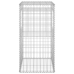 vidaXL Cesto a Gabbione a Torre 50x50x100 cm in Ferro