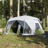 vidaXL Tenda da Campeggio con Luce LED 10 Persone Verde Chiaro