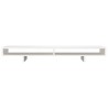 Supporto per Monitor Bianco 100x27x14 cm Legno Massello di Pino