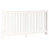 vidaXL Copertura Termosifone Bianca 153x19x84 cm Legno Massello Pino