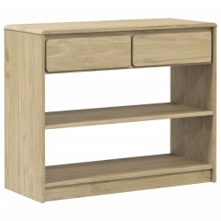 vidaXL Tavolo Consolle SAUDA Rovere 89,5x36,5x73cm Legno Massello Pino