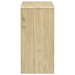 vidaXL Tavolo Consolle SAUDA Rovere 89,5x36,5x73cm Legno Massello Pino