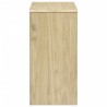 vidaXL Tavolo Consolle SAUDA Rovere 89,5x36,5x73cm Legno Massello Pino