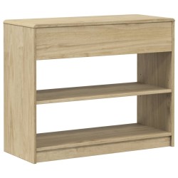 vidaXL Tavolo Consolle SAUDA Rovere 89,5x36,5x73cm Legno Massello Pino