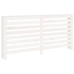 vidaXL Copertura Termosifone Bianca 169x19x84 cm Legno Massello Pino