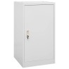 vidaXL Armadio Porta Sella Grigio Chiaro 53x53x105 cm in Acciaio