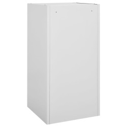 vidaXL Armadio Porta Sella Grigio Chiaro 53x53x105 cm in Acciaio