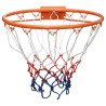 vidaXL Canestro da Basket Arancione 39 cm Acciaio