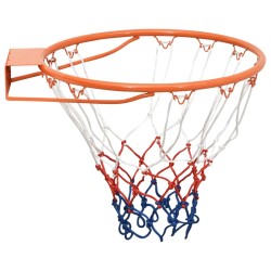 vidaXL Canestro da Basket Arancione 39 cm Acciaio