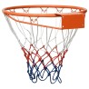 vidaXL Canestro da Basket Arancione 39 cm Acciaio