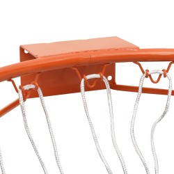 vidaXL Canestro da Basket Arancione 39 cm Acciaio