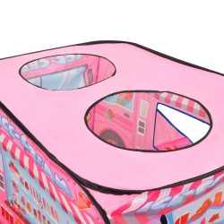 vidaXL Tenda da Gioco per Bambini Rosa con 250 Palline 70x112x70 cm