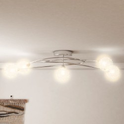 vidaXL Lampada da Soffitto con Paralumi in Rete per 5 Luci LED G9