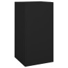 vidaXL Armadio Porta Sella Nero 53x53x105 cm in Acciaio