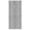 Armadio Grigio Sonoma 80x52x180 cm in Legno ingegnerizzato