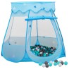 vidaXL Tenda da Gioco per Bambini Blu con 250 Palline 102x102x82 cm