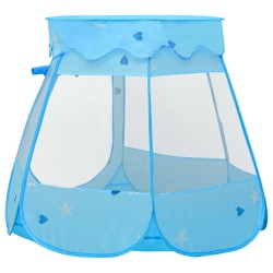 vidaXL Tenda da Gioco per Bambini Blu con 250 Palline 102x102x82 cm