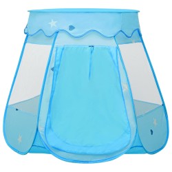 vidaXL Tenda da Gioco per Bambini Blu con 250 Palline 102x102x82 cm