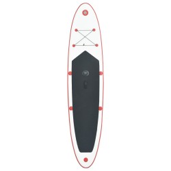 vidaXL Set Tavola Gonfiabile da SUP con Vela Rosso e Bianco