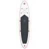 vidaXL Set Tavola Gonfiabile da SUP con Vela Rosso e Bianco