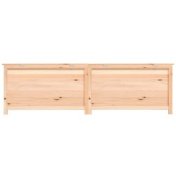 vidaXL Scatola per Cuscini da Esterno 200x50x56cm Legno Massello Abete