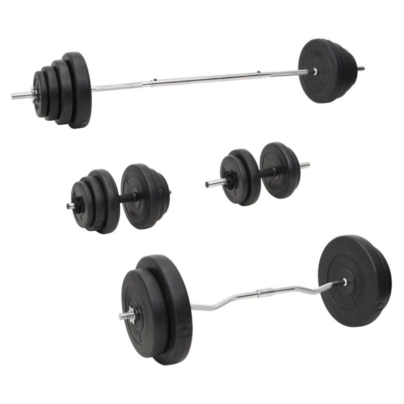 Set Bilanciere e Manubri con Dischi 120 kg